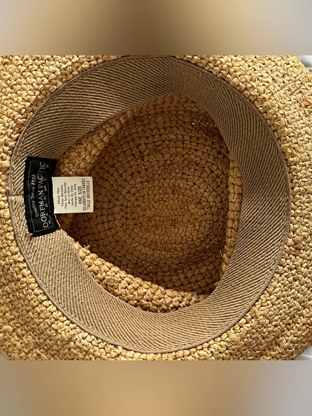 🌞 Dorfman Pacific Natural Fibre Raffia-Style Hat | Coastal + Cottagecore